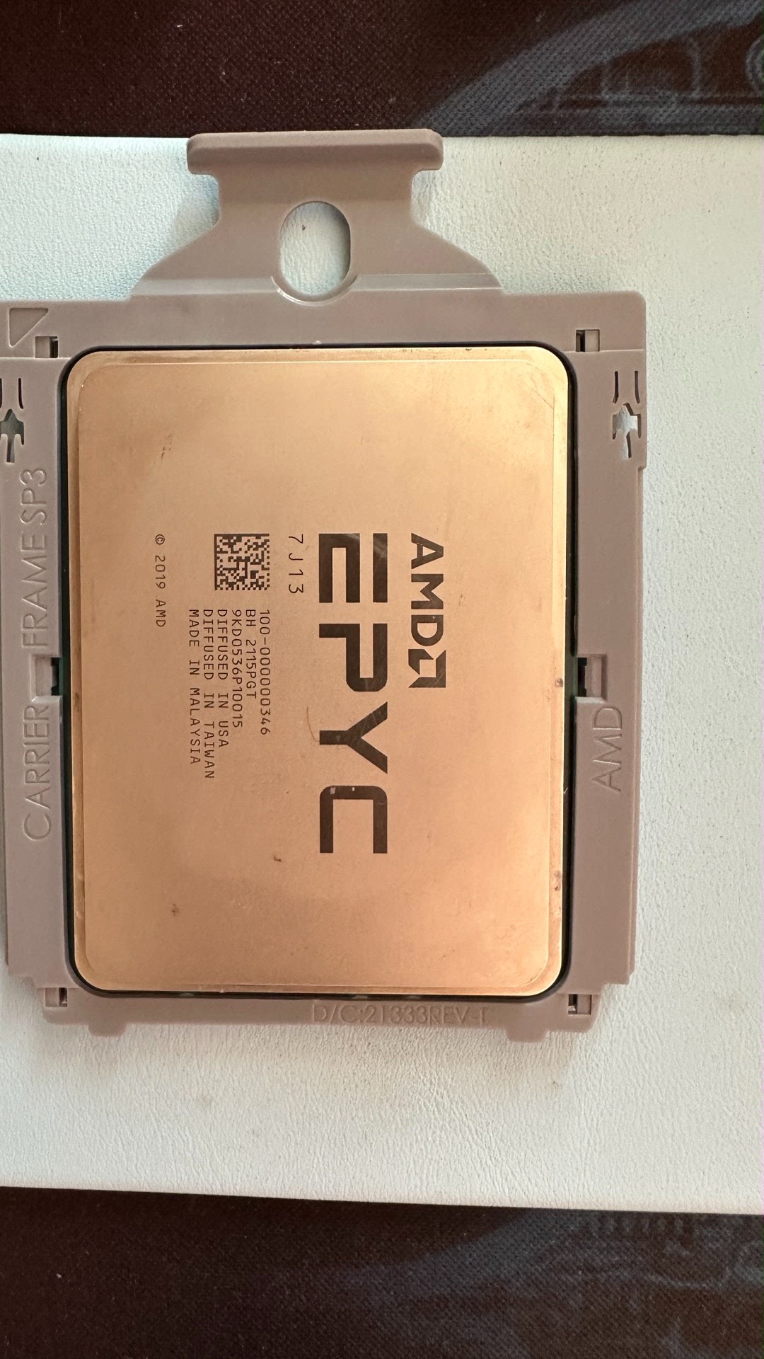 （议价）amd epyc 7j13 7b13现货几个，需要咨询，性能