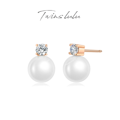 TWINSLULU镶嵌珠珠耳环