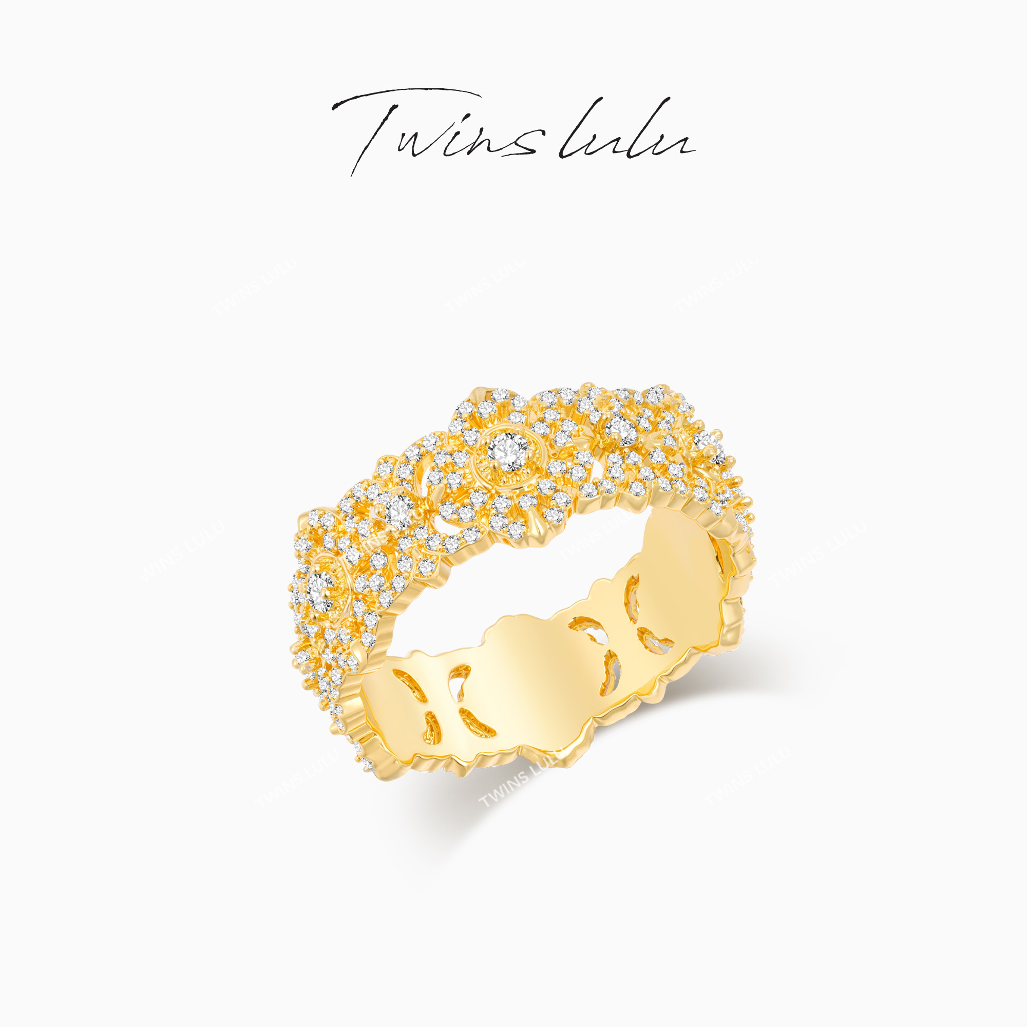 TWINS LULU轻奢时尚高级感氛围感金刚杵戒指TSS8010