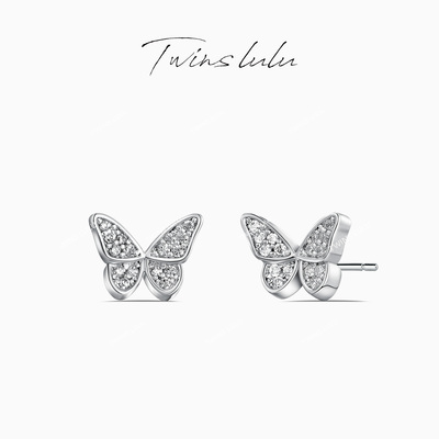 TWINSLULU气质高级感蝴蝶耳钉