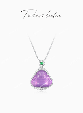 TWINS LULU【紫福佛】新中式简约紫色项链TSJ7681