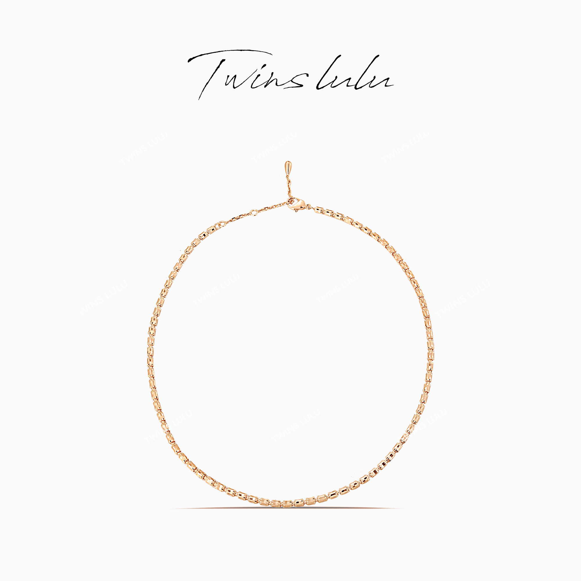 TWINS LULU时尚简约圆柱珠珠项链TSJ9743
