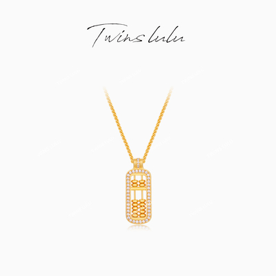 TWINSLULU新中式算盘项链女款