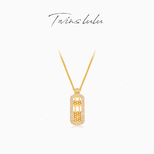 TWINSLULU新中式算盘项链女款