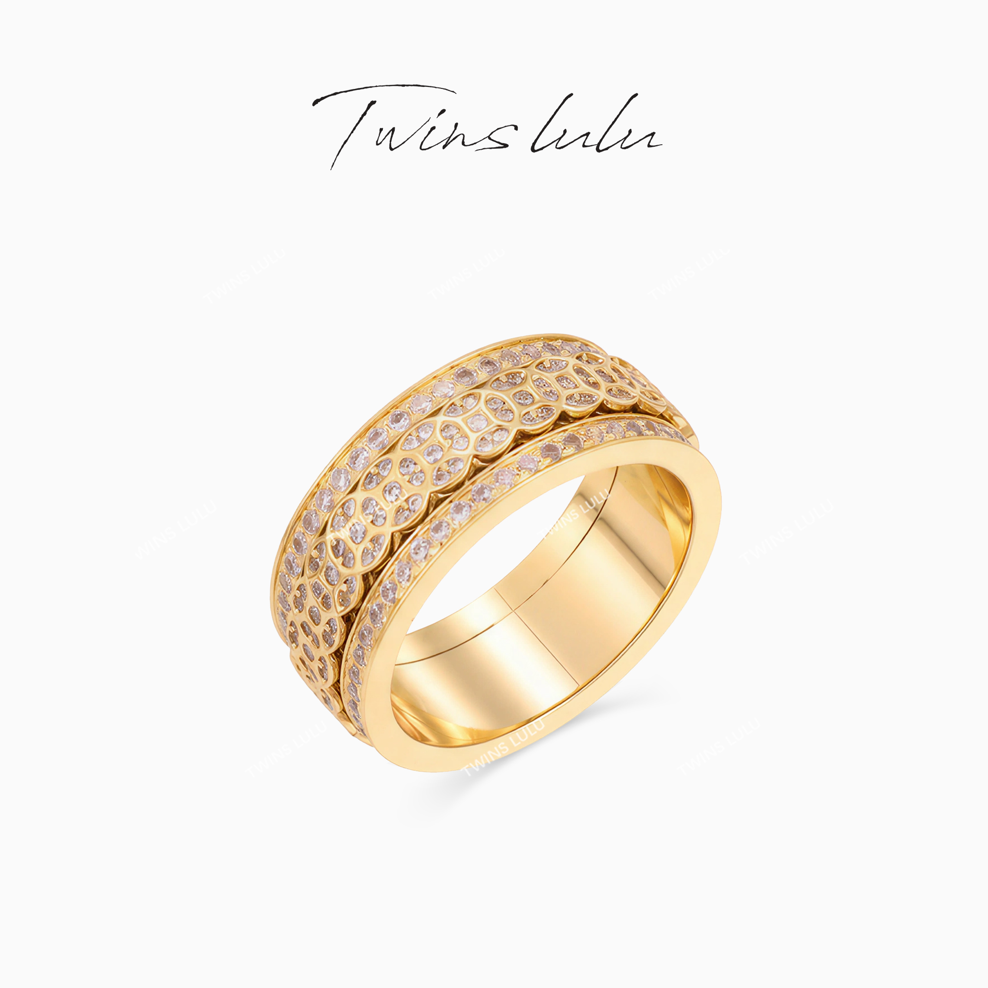 TWINSLULU中国风铜钱戒指