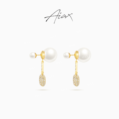 TWINS LULU精致高级感轻奢气质珠珠耳环TSL1536女神节礼物