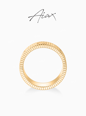 TWINS LULU高定简约小众高级感Love圆形戒指TSS10407