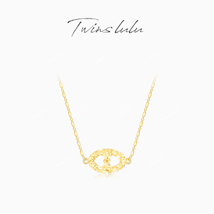 TWINS LULU轻奢高级感百搭碎冰冰猪鼻子项链TSJ8581
