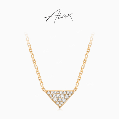 TWINSLULU高级感个性三角形项链