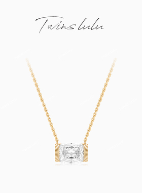 TWINSLULU几何糖果钻钻项链