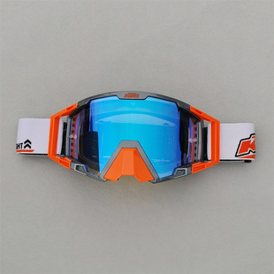 雷100神全盔风镜自行车越野速降摩托拉力山地头盔护目镜单车防风
