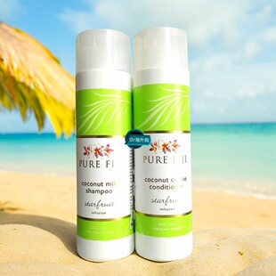 新货/Pure Fiji斐济原装进口洗发水护发素椰子味花香两件套装