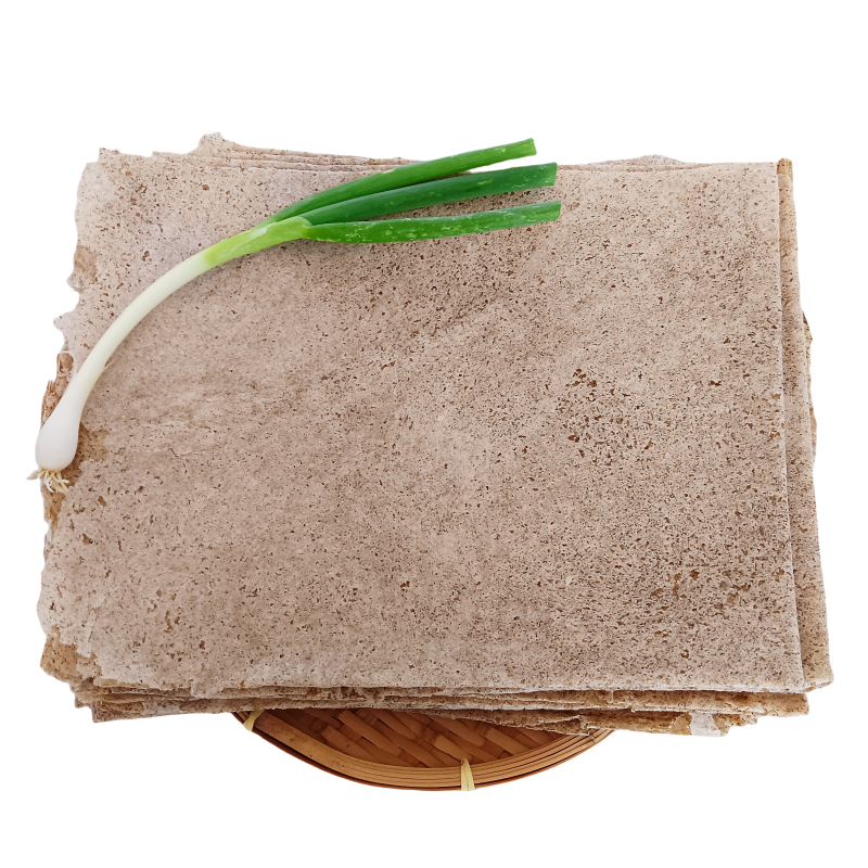 山东临沂莒南农家手工荞麦煎饼 杂粮石磨煎饼 老式荞麦粗粮煎饼