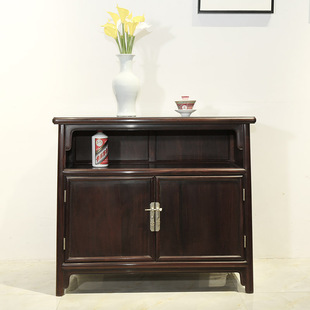 东非酸枝餐边柜明式中式实木家具红木新中式简约