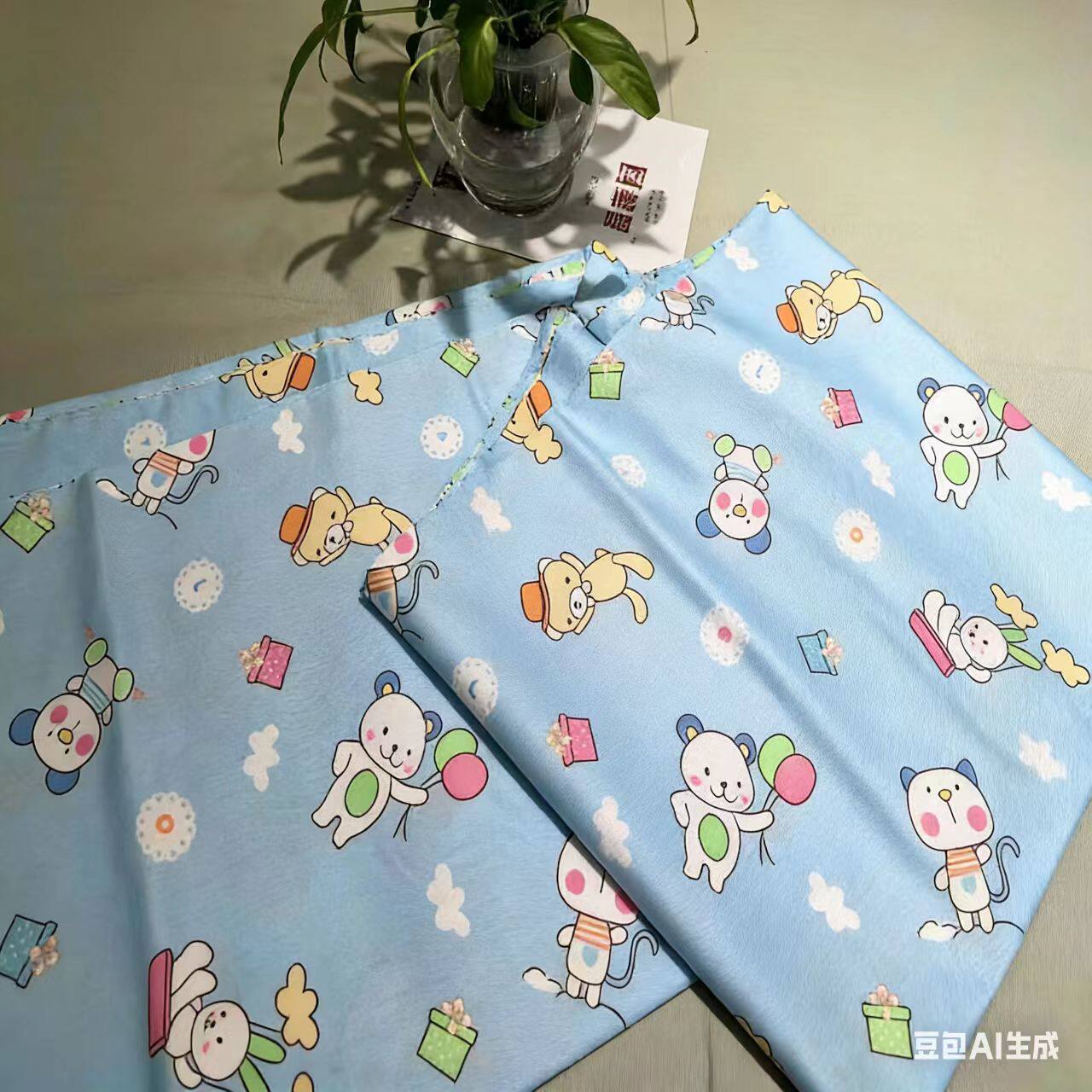 童趣卡通清新治愈系纯棉