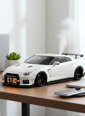 超级跑车报警led闹钟逼真的引擎和光效Hypercar Alarm Clock