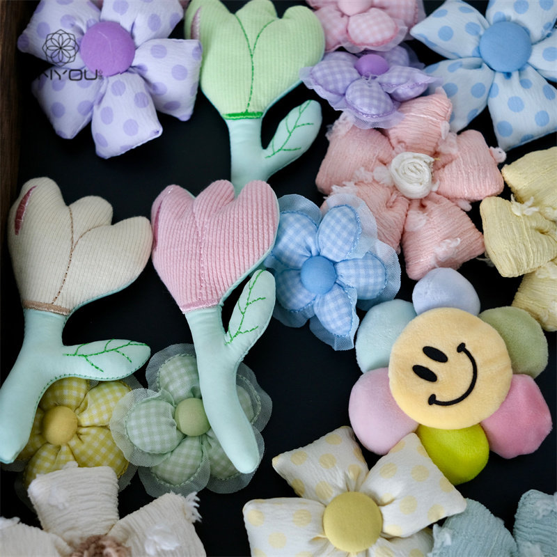 【心悠】儿童节马卡龙彩色仿真花朵配饰零食礼物礼盒diy材料