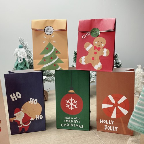 心悠圣诞节糖果饼干礼品纸袋