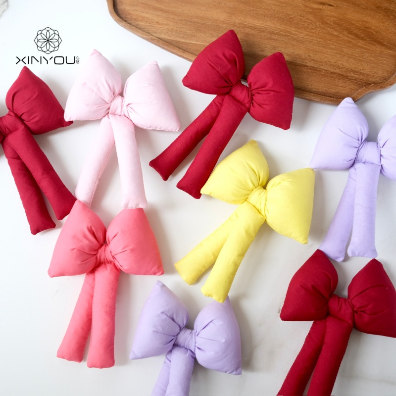 圣诞节立体充棉蝴蝶结diy装饰品