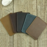 Маленький защитный чехол ручной работы, кожаный мультяшный чехол для проездного и картхолдер