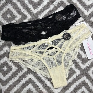 119元 两色蕾丝蝴蝶结三角内裤 底裤 PT14070 5条6ixty8ight专柜正品