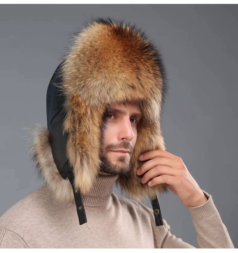 护耳雷锋帽男士冬季东北防寒保暖棉帽子仿狐狸毛皮草火车头狗皮帽