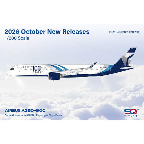 达美航空空客A350-900合金模型