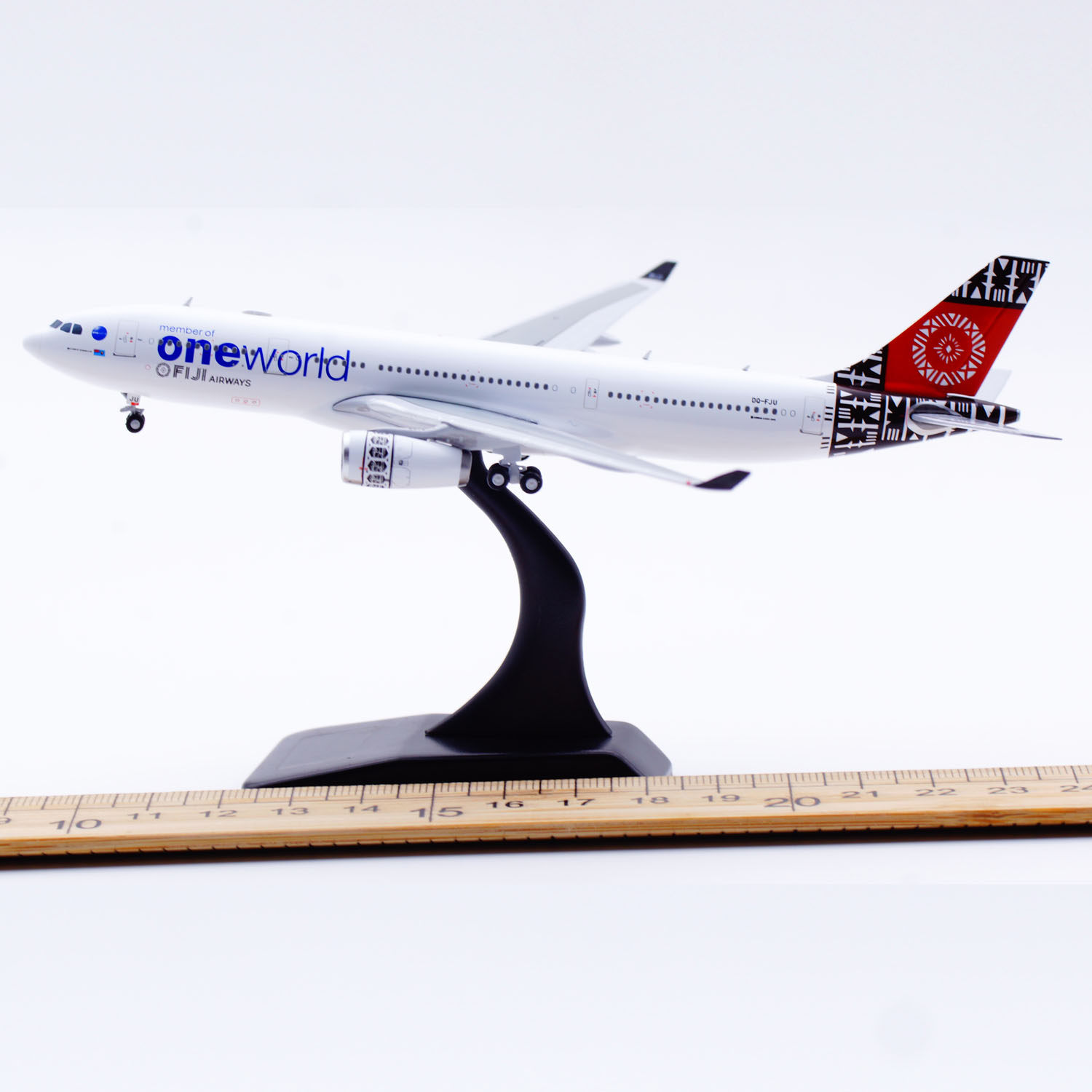 JC Wings 1:400 飞机模型 合金 斐济航空 空客 A330-200 DQ-FJU