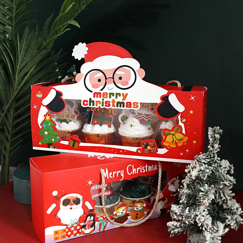 2022圣诞节纸杯圣诞老人插牌手提盒马芬杯甜品装扮 生日蛋糕装饰,节庆用品/礼品,节日装扮用品,淘宝优惠券,粉丝福利购,淘宝优惠卷