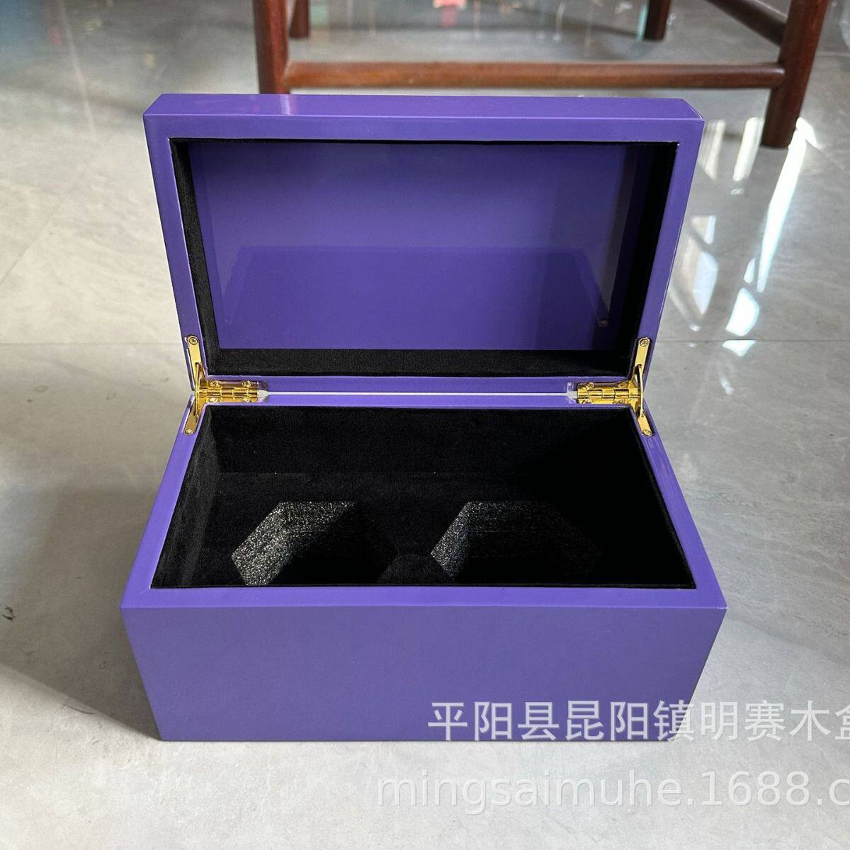 钢琴漆滋补品礼盒 烤漆海参盒 燕窝盒 虫草盒保健品木盒包装