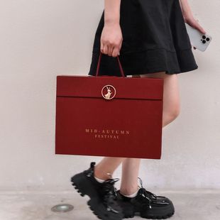 盒礼盒中秋送礼空子冰皮流心礼品硬级6粒2025新8 现货月饼包装