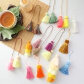 节日清晰双头流苏锦鲤挂饰场地装 卓纤花材 中秋新品 饰材料饰品