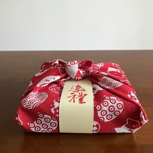 46*46中秋礼盒包装方巾礼品包裹布结婚伴手礼包袱巾日式风吕敷