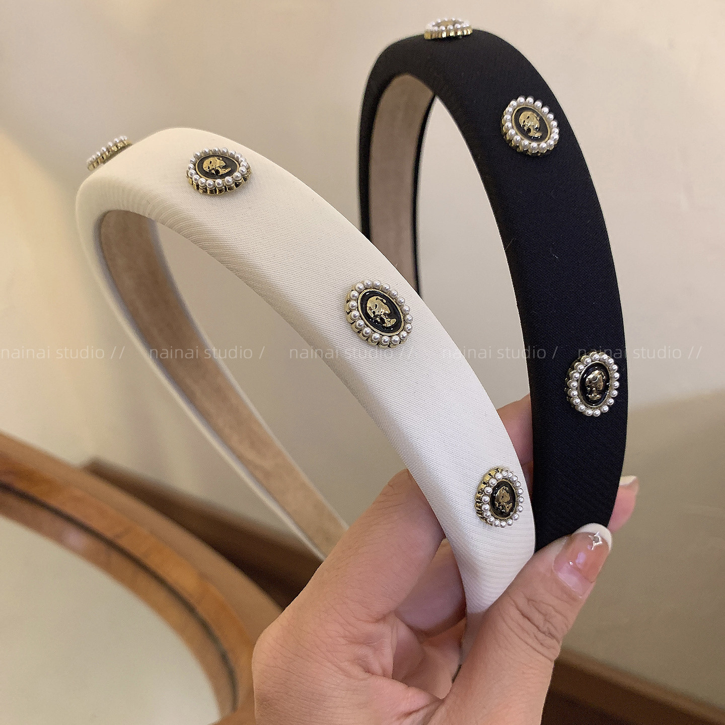 小香风发箍~复古法式宫廷风高颅顶气质百搭头箍2025秋冬新款发夹