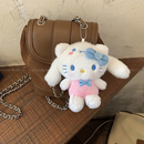 Kitty挂件 可爱KT猫咪包包挂饰公仔玩偶钥匙扣变装 三丽鸥生日礼物