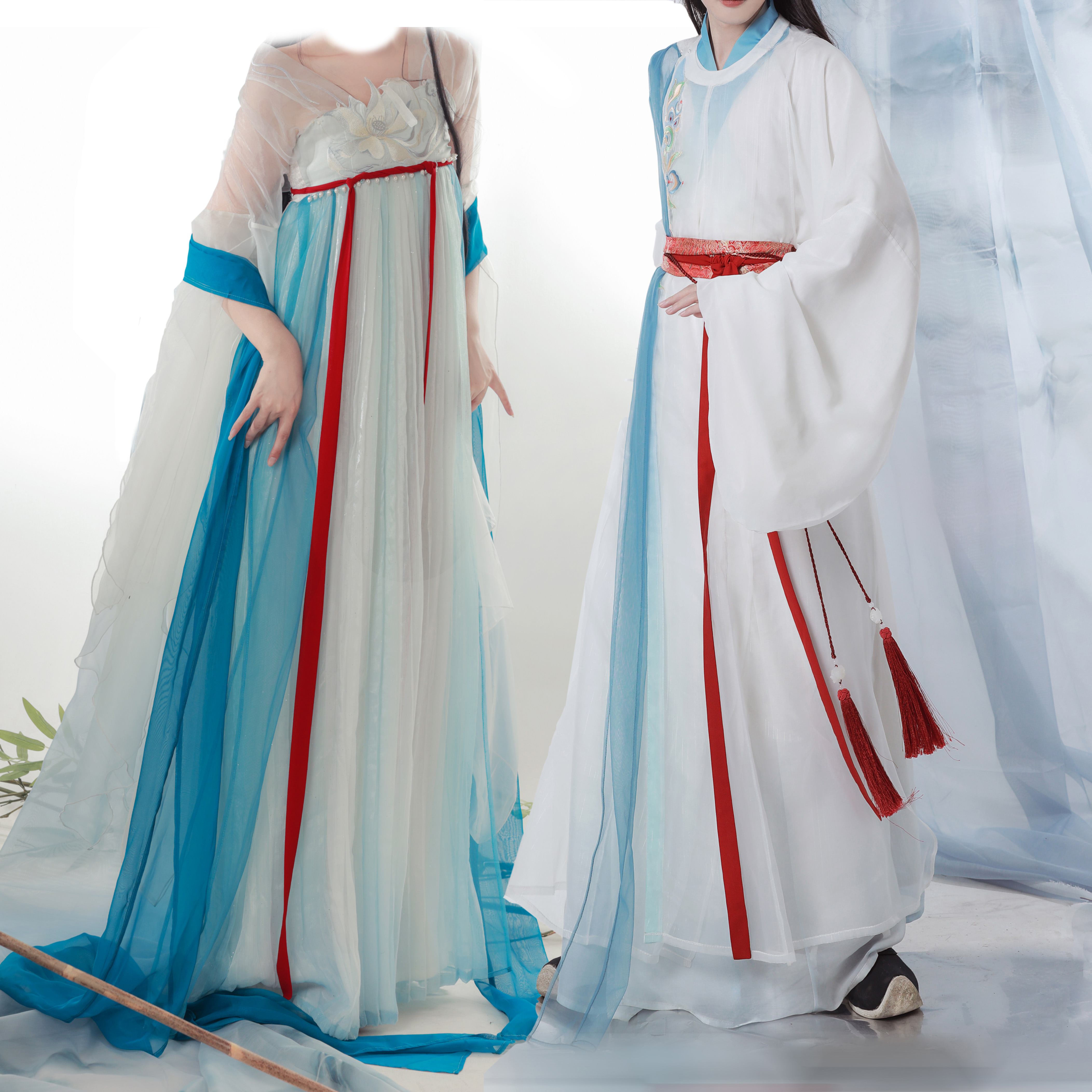 宴山亭汉服仙女风南北朝