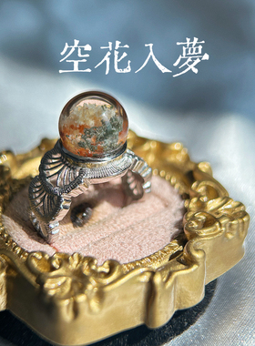 青山万朵｜精选天然晶石纯银戒指合集 一物一图 朴蝉 3月更新