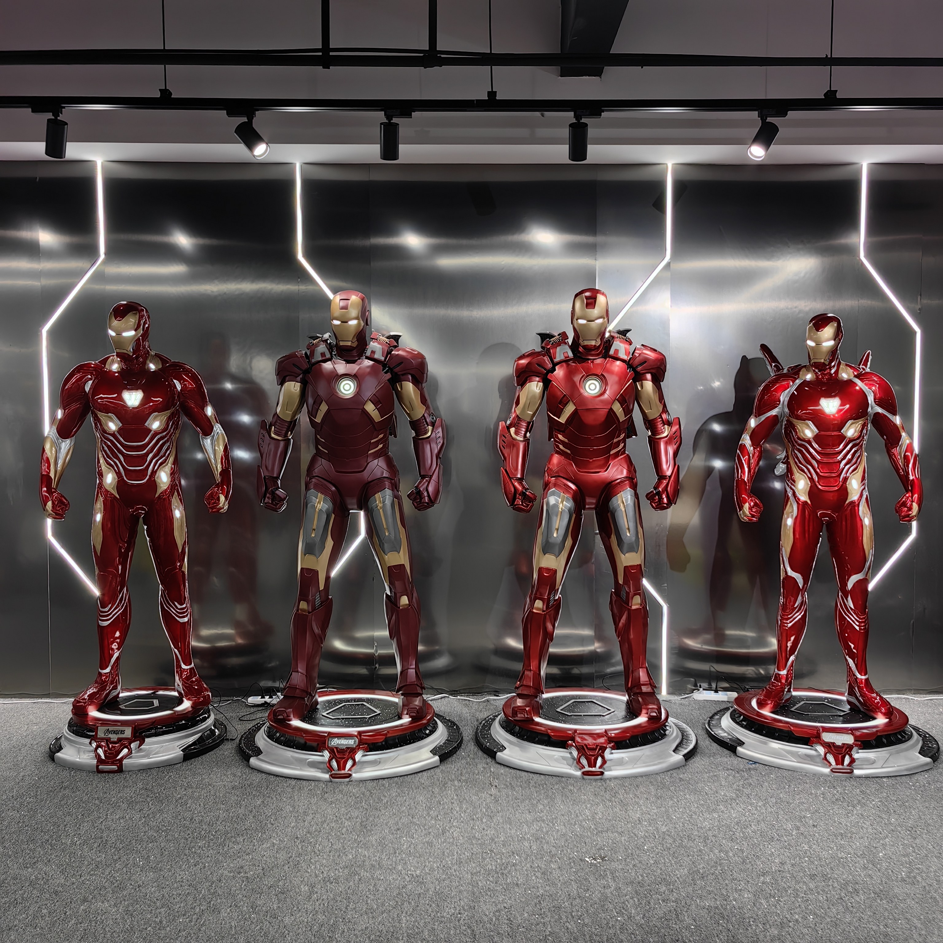 1比1钢铁侠摆件大型落地雕塑家居客厅发光50蜘蛛侠玻璃钢雕塑mk7,家居饰品,落地摆件,淘宝优惠券,粉丝福利购,淘宝优惠卷