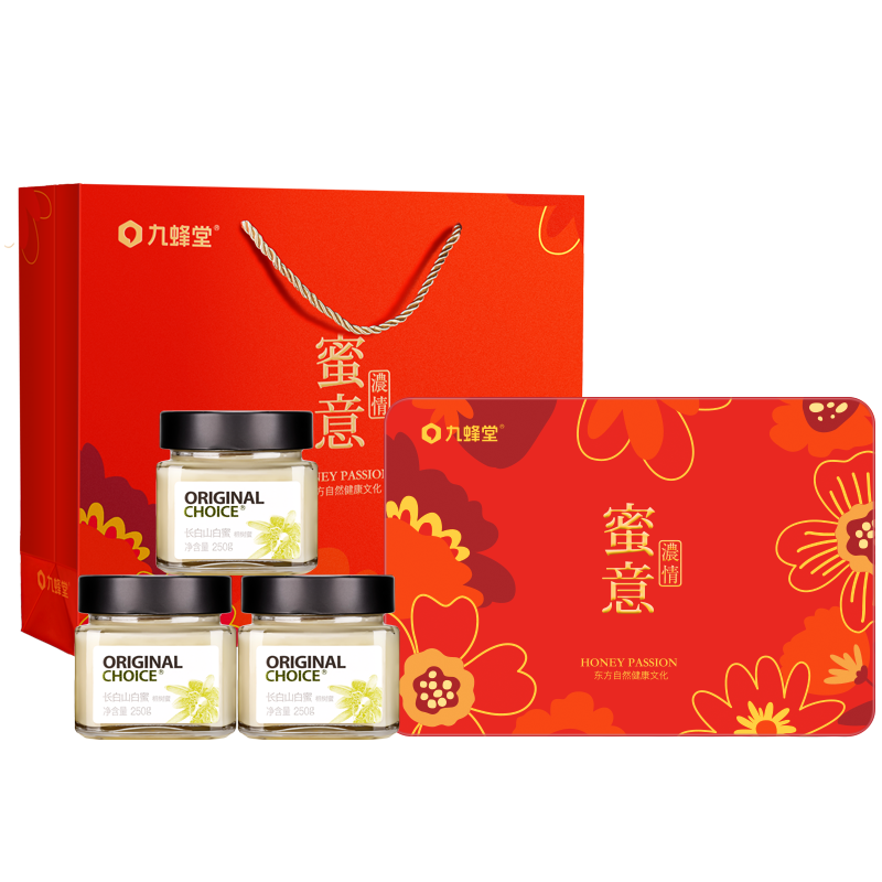 九蜂堂长白山椴树蜂蜜蜂蜜结晶蜜