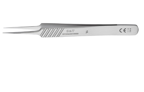 Item No. 00108-11 S&T Forceps Tip Dimensions:0.3 x 0.25mm