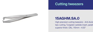瑞士防静电切割镊子15AGHM.SA.0