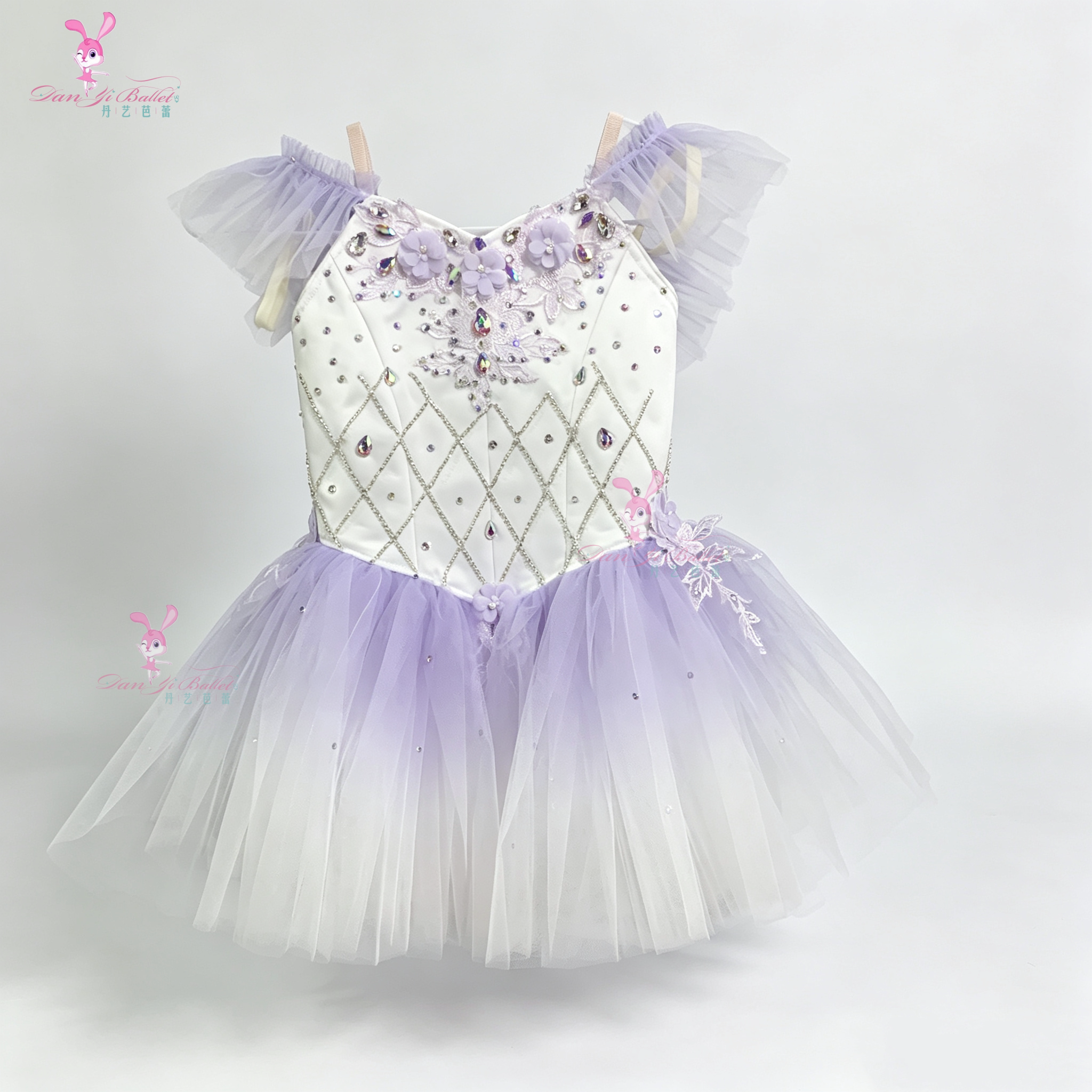 丹艺芭蕾舞服丘比特魔符短裙盘裙tutu裙表演服比赛服专业定制