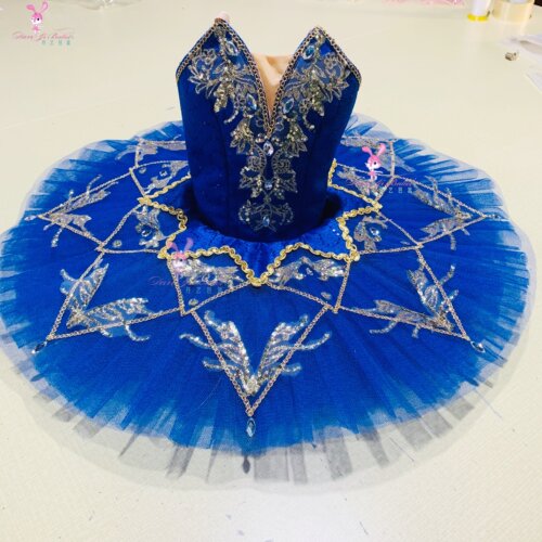丹艺简易芭蕾舞服蓝鸟海盗盘裙tutu裙表演服比赛服舞台专业定制
