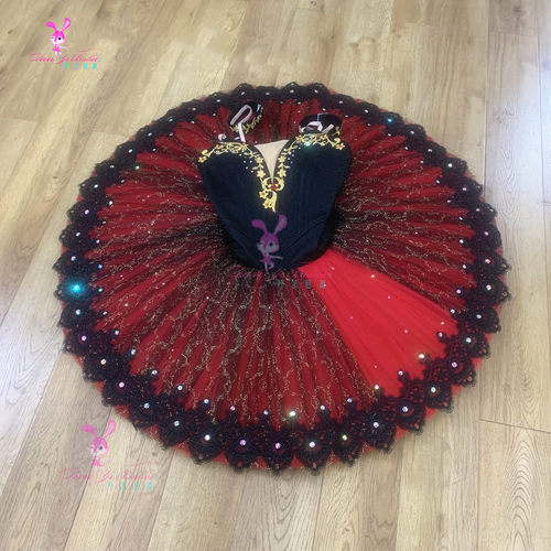 丹艺唐吉坷德爱斯美拉达芭蕾舞服盘裙tutu裙表演比赛服演出服定制