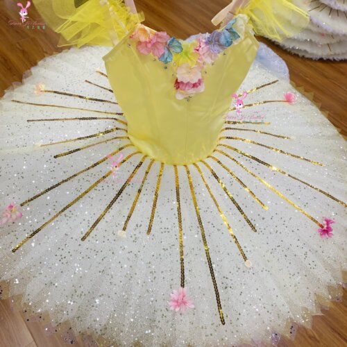 Danyiballet简易芭蕾舞裙慷慨仙子盘裙tutu表演服比赛服专业定制