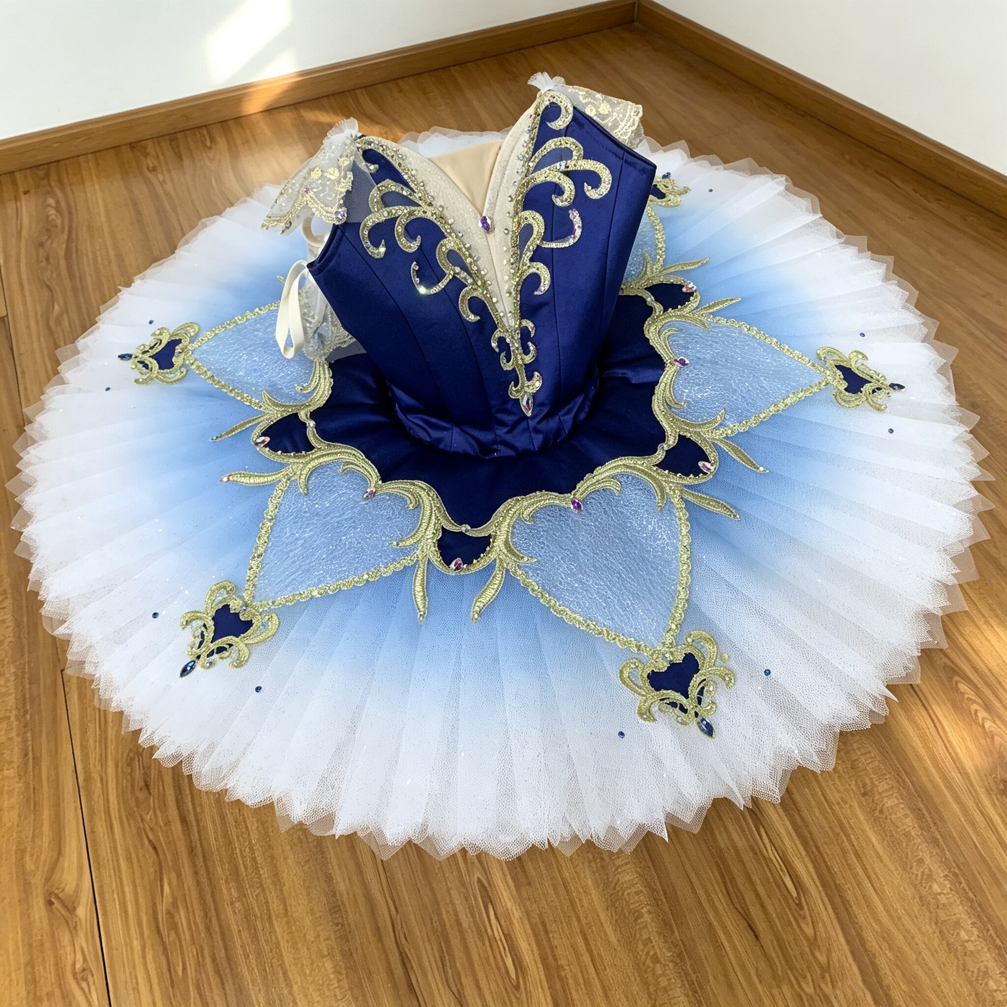 丹艺芭蕾舞服蓝鸟海盗女盘裙tutu裙表演服比赛服GDC PDE专业定制