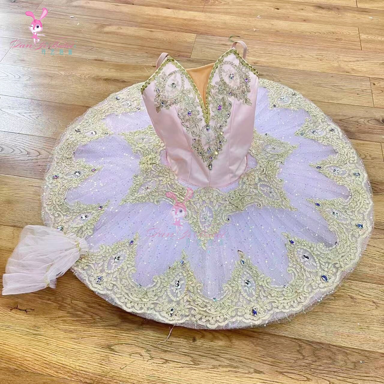 丹艺简易帕基塔蓝鸟芭蕾舞服演出服tutu裙盘裙比赛服专业定制