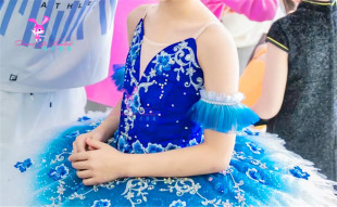 专业成人儿童芭蕾舞演出服蓝色蓝鸟女表演蓬蓬裙盘裙tutu比赛定制