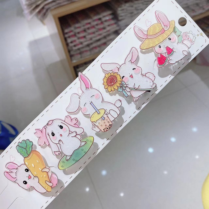 小兔子发夹本命年发饰可爱兔年