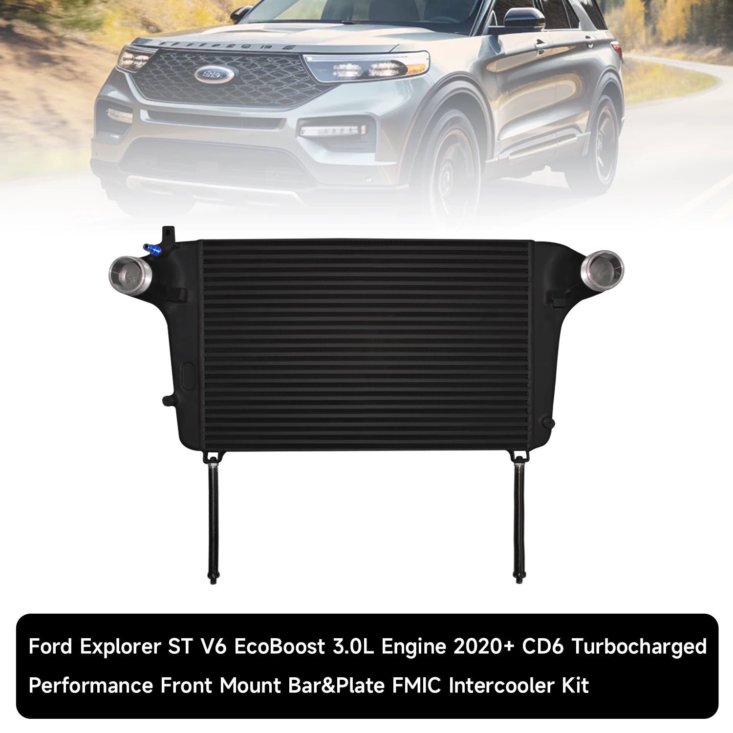Комплект интеркулера радиатора для Ford Explorer ST V6 EcoBoost 3.0L 2020+